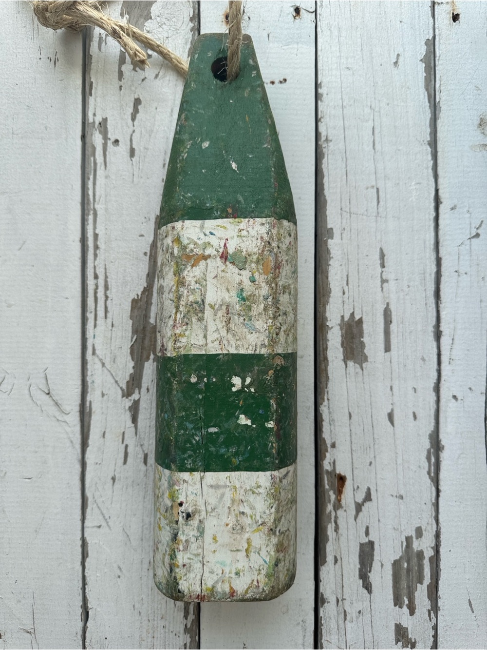 Set of Two Vintage Lobster Buoys Cape Cod - Picture 6 of 7